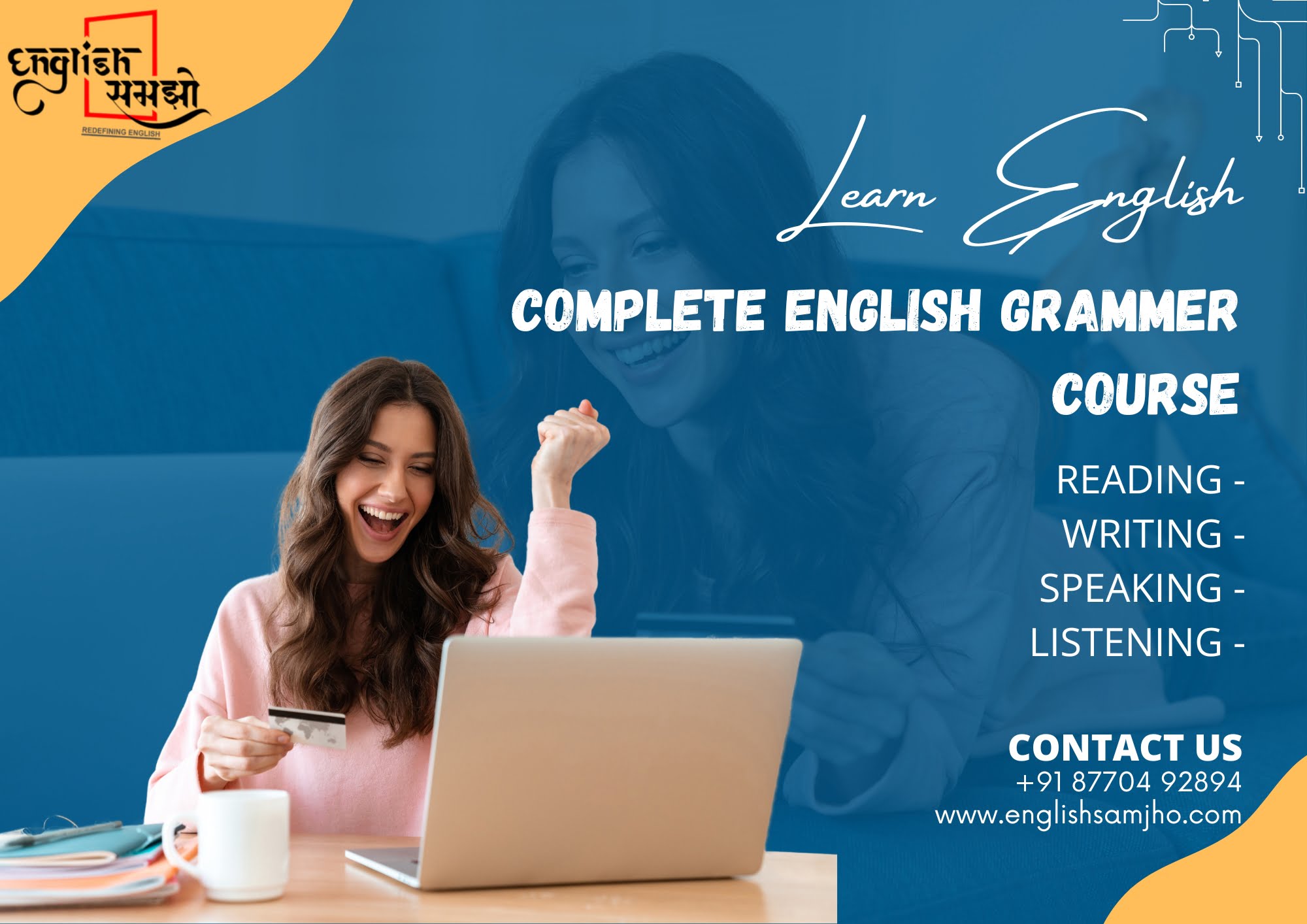 ​Speedy English Course (In Hindi) – Complete English Grammar Course